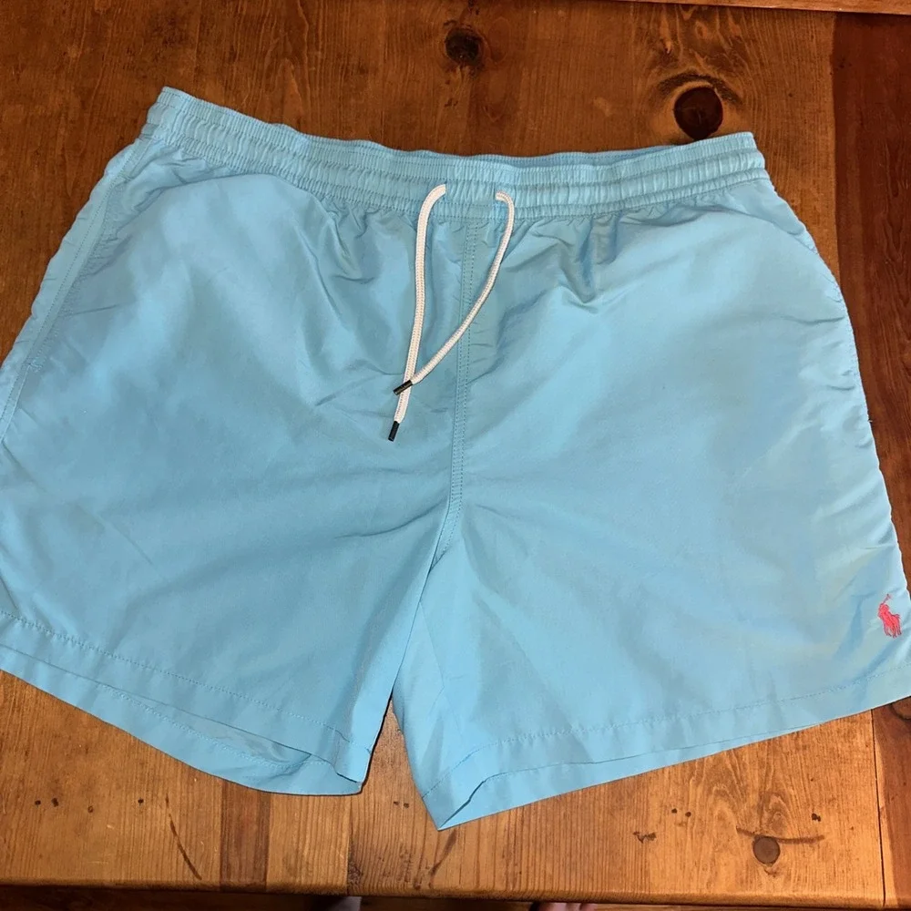 Polo Ralph Lauren Men's Pony Traveler Surf Board Swim Trunks Shorts 2XL